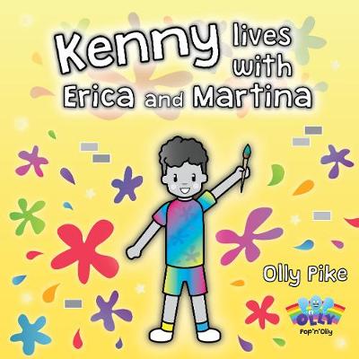 Book cover for Kenny lives with Erica and Martina