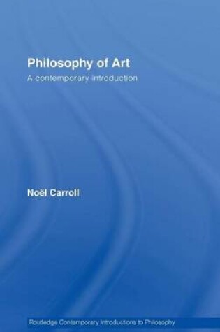 Cover of Philosophy of Art