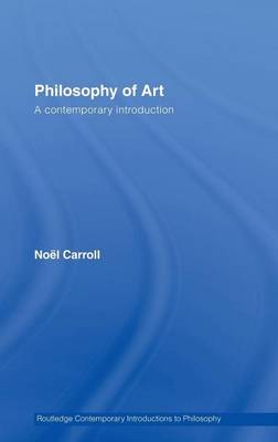 Book cover for Philosophy of Art