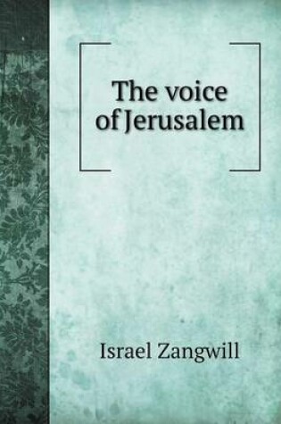 Cover of The voice of Jerusalem