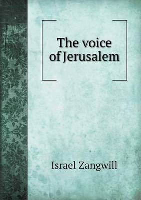 Book cover for The voice of Jerusalem