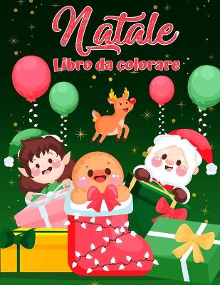 Book cover for Libro da colorare natalizio per bambini piccoli e bambini