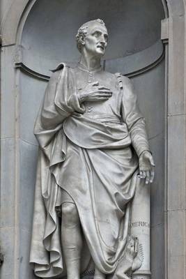 Book cover for A Statue of Amerigo Vespucci in Florence, Italy