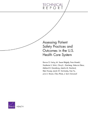 Book cover for Assessing Patient Safety Practices and Outcomes in the U.S. Health Care System