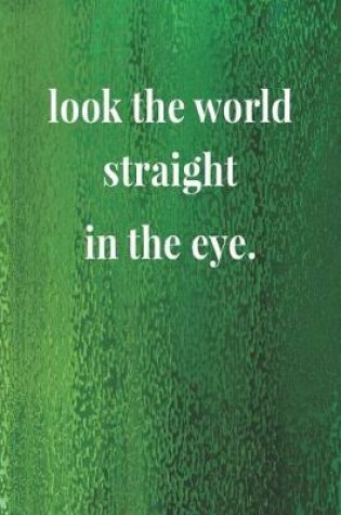 Cover of Look The World Straight In The Eye