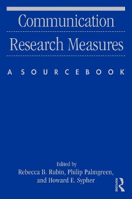 Cover of Communication Research Measures