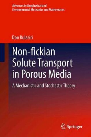 Cover of Non-fickian Solute Transport in Porous Media