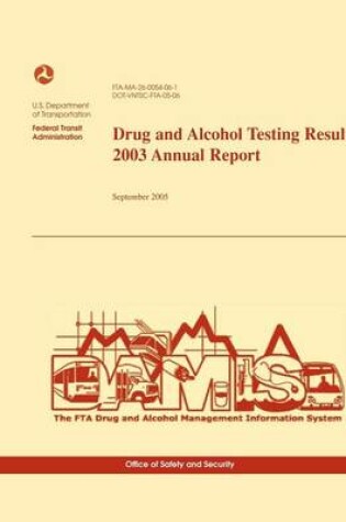 Cover of Drug and Alcohol Testing Results 2003 Annual Report