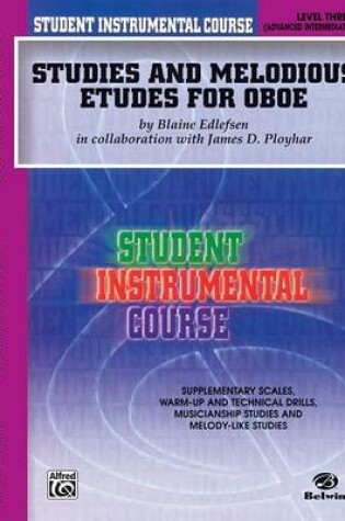 Cover of Studies and Melodious Etudes for Oboe, Level III