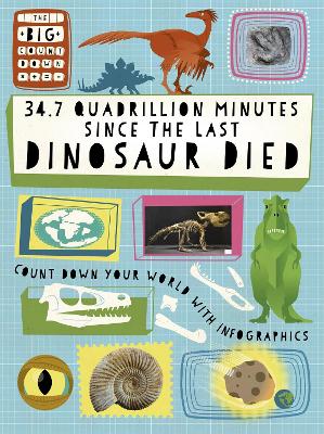 Book cover for The Big Countdown: 34.7 Quadrillion Minutes Since the Last Dinosaurs Died