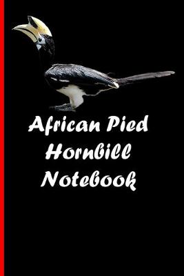 Book cover for African Pied Hornbill Notebook