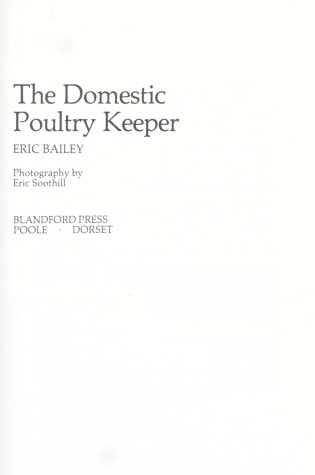 Cover of Domestic Poultry Keeper