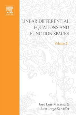 Cover of Linear Differential Equations and Function Spaces