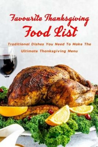 Cover of Favourite Thanksgiving Food List