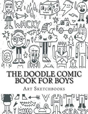 Book cover for The Doodle Comic Book for Boys