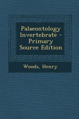 Cover of Palaeontology Invertebrate