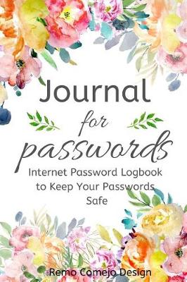 Book cover for Journal for Passwords