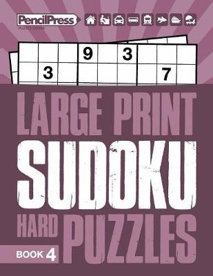 Book cover for Large Print Hard Puzzles Book 4