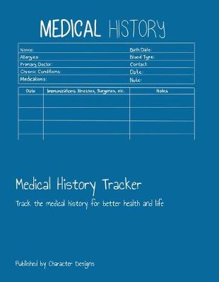 Book cover for Medical History Tracker