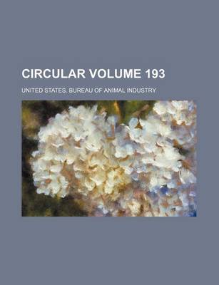 Book cover for Circular Volume 193