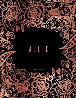 Book cover for Julie Dot Grid Notebook