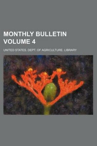 Cover of Monthly Bulletin Volume 4