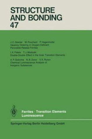 Cover of Ferrites, Transition Elements, Luminescence