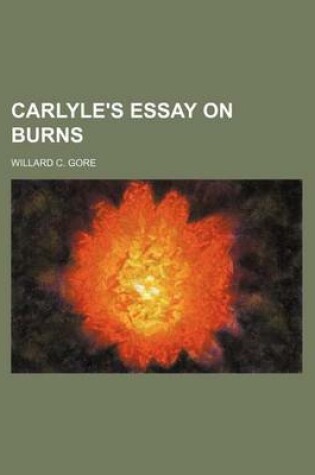 Cover of Carlyle's Essay on Burns