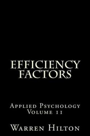 Cover of Efficiency Factors