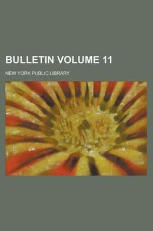 Cover of Bulletin Volume 11