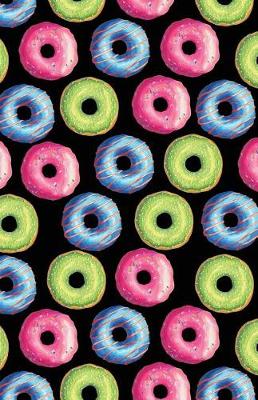 Cover of Journal Notebook Funky Iced Doughnuts Pattern 1