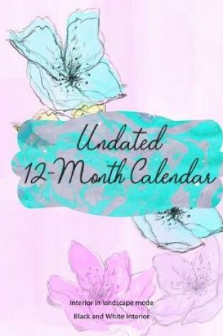 Cover of Undated 12-Month Calendar