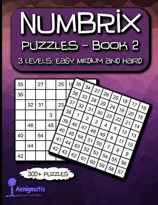 Book cover for Numbrix puzzles - Book 2