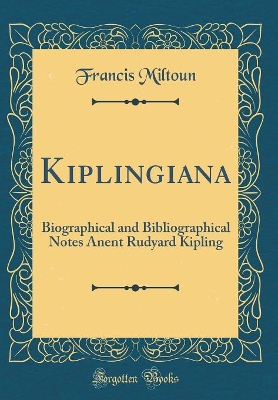 Book cover for Kiplingiana