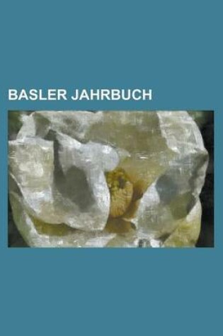 Cover of Basler Jahrbuch