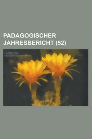 Cover of Padagogischer Jahresbericht (52)