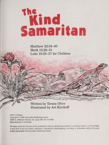 Book cover for Kind Samaritan, the