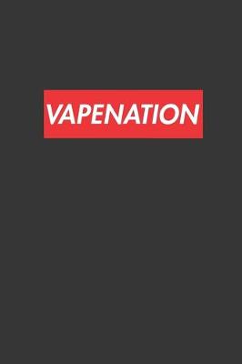 Book cover for VAPENATION Notebook