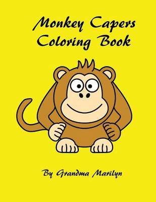 Book cover for Monkey Capers Coloring Book