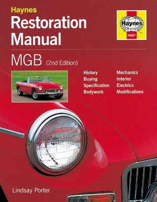 Book cover for MGB Restoration Manual