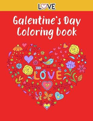 Book cover for Galentine's Day Coloring book