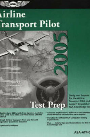 Cover of Airline Transport Pilot Test Prep 2005