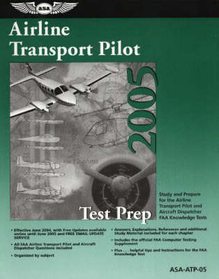 Book cover for Airline Transport Pilot Test Prep 2005