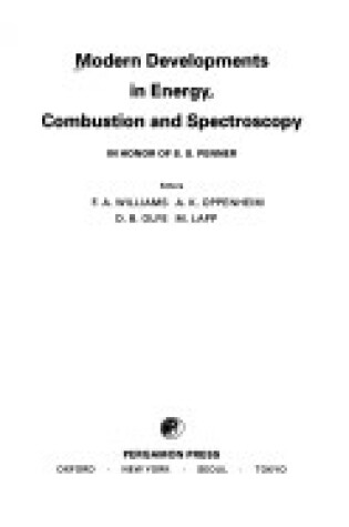 Cover of Modern Developments in Energy, Combustion and Spectroscopy