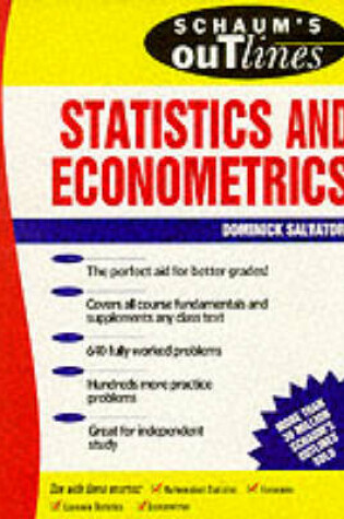 Cover of Schaum's Outline of Statistics and Econometrics