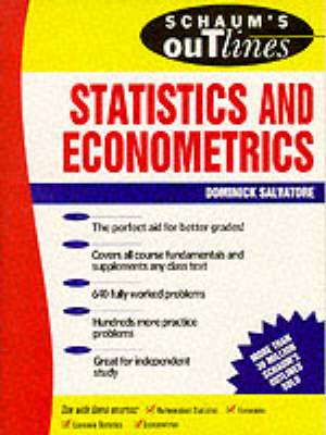 Book cover for Schaum's Outline of Statistics and Econometrics