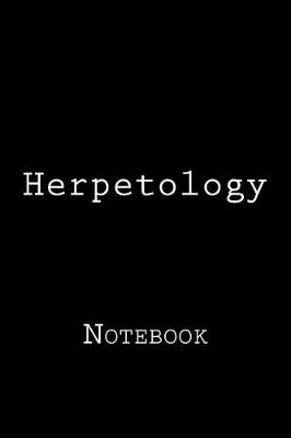 Book cover for Herpetology