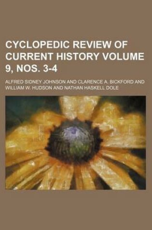 Cover of Cyclopedic Review of Current History Volume 9, Nos. 3-4