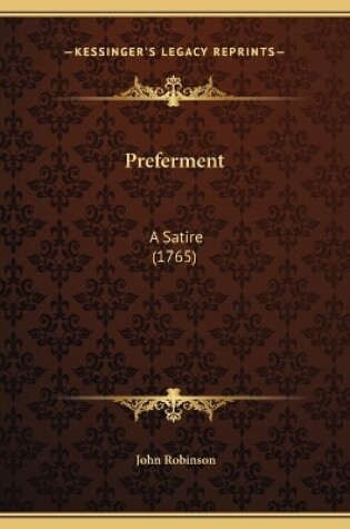 Cover of Preferment