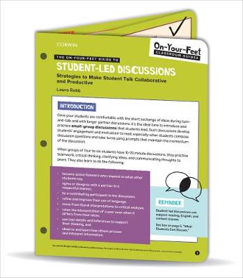 Book cover for The On-Your-Feet Guide to Student-Led Discussions